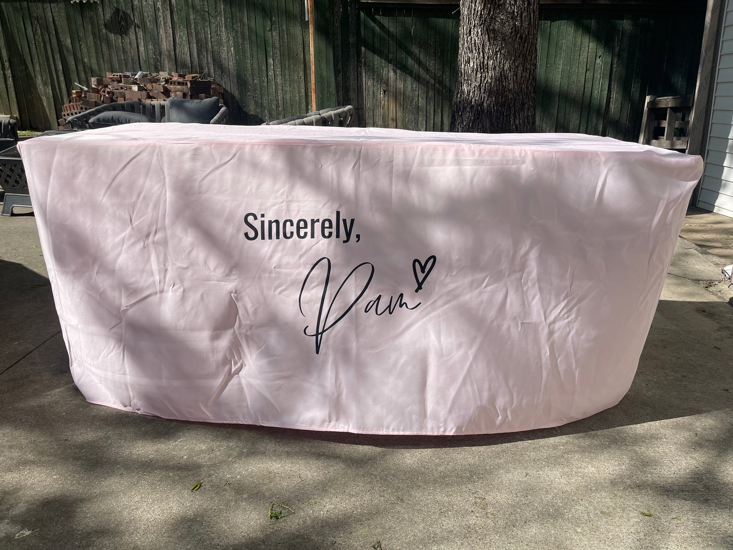 6ft CUSTOM TABLECLOTH