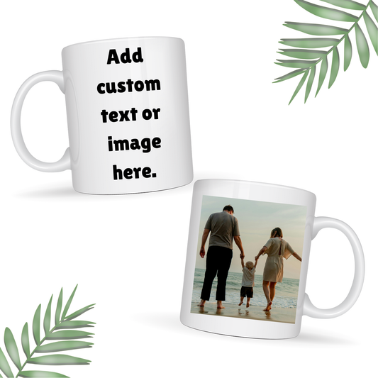 CUSTOM WHITE MUG