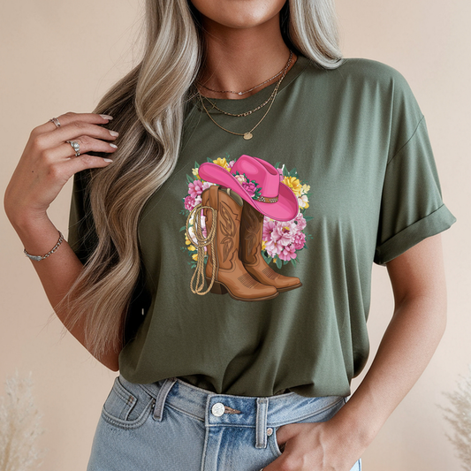 OLIVE GREEN UNISEX COWGIRL