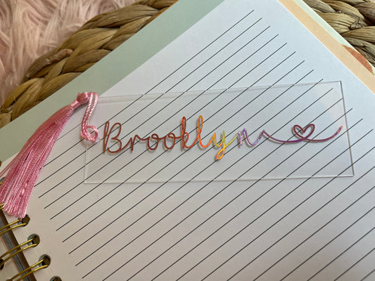 PERSONALIZED BOOKMARK