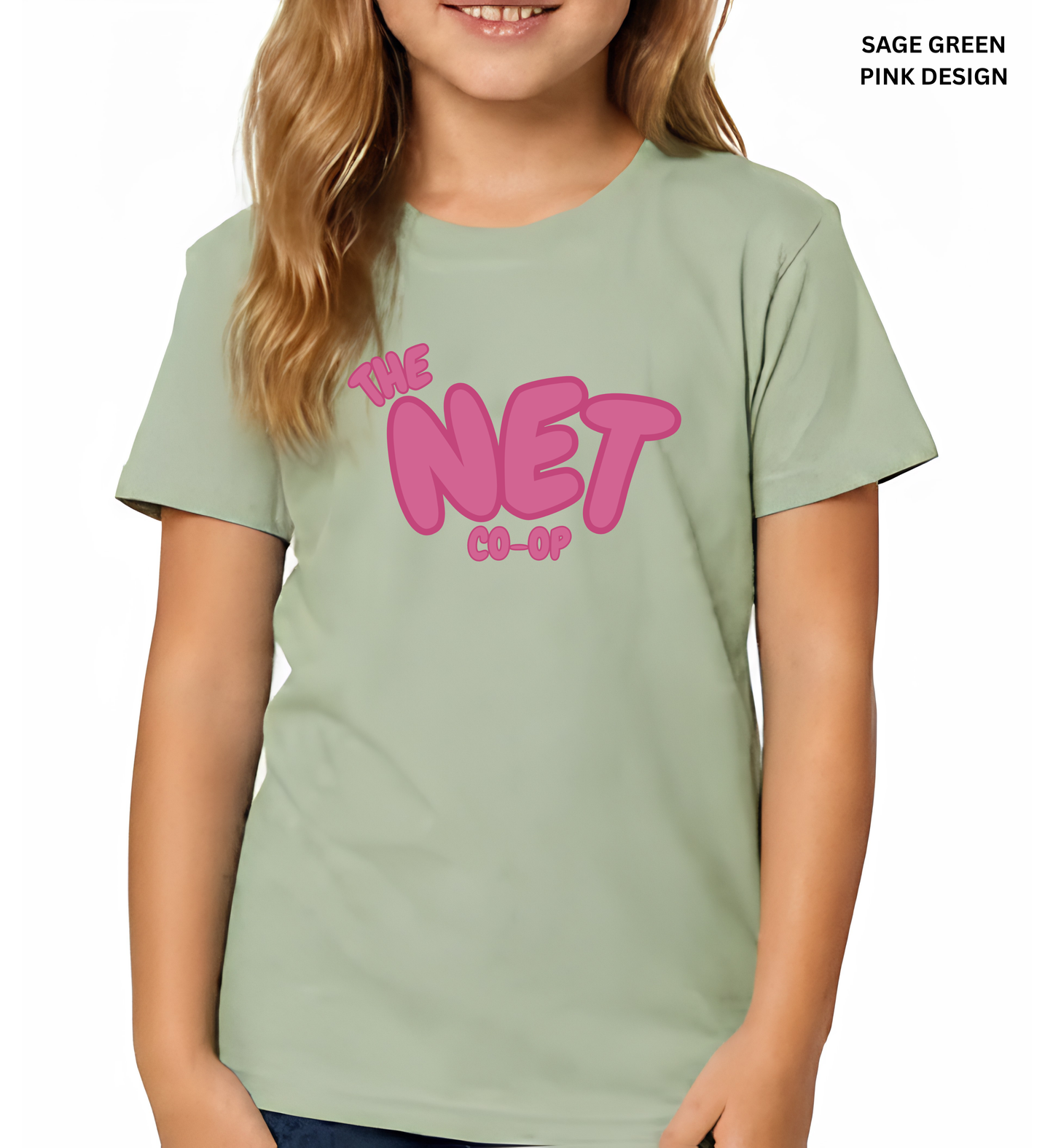 SAGE GREEN COLOR UNISEX KIDS AND YOUTH SOFTSTYLE SHIRT