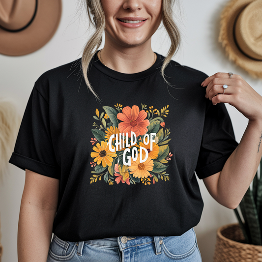 CHILD OF GOD BLACK UNISEX SHIRT