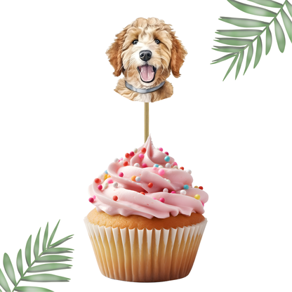 CUSTOM CUPCAKE TOPPERS (12ct)