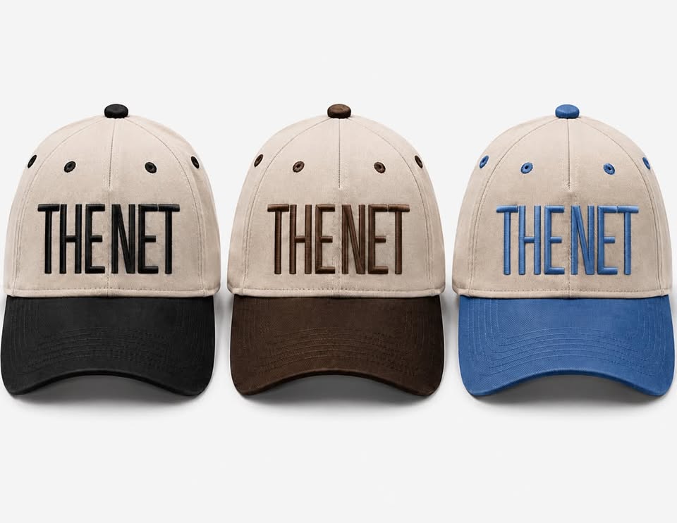 "THE NET" EMBROIDERED HAT