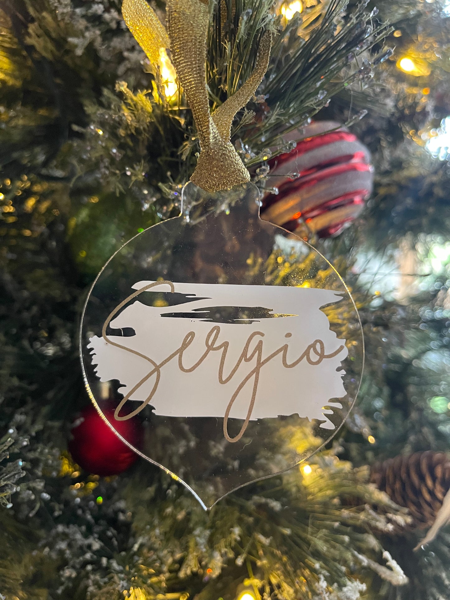PERSONALIZED ACRYLIC ORNAMENT