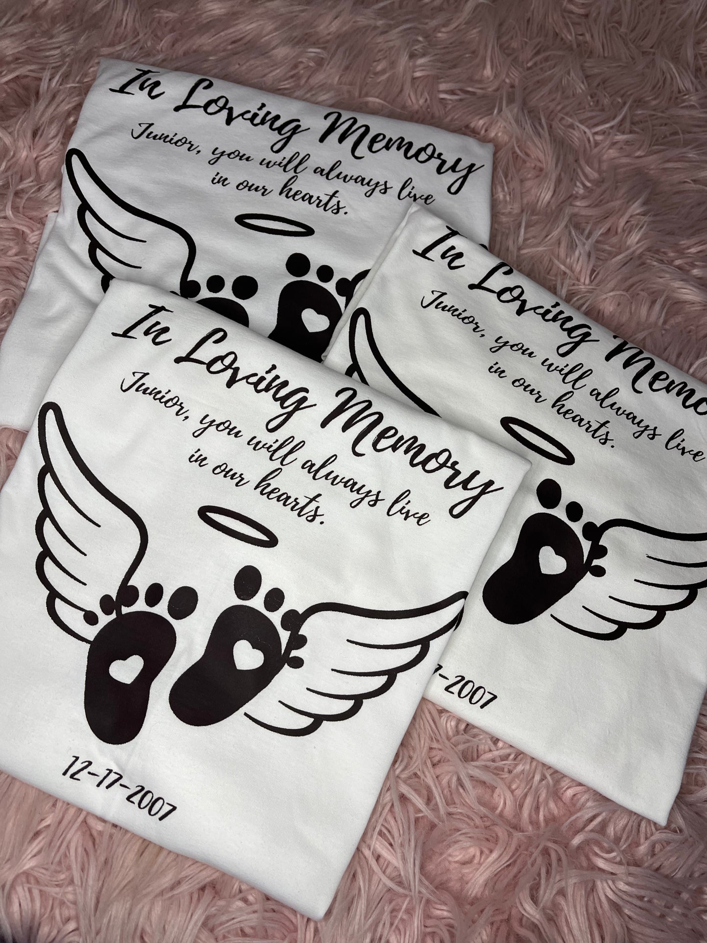 "IN LOVING MEMORY OF" SHIRTS