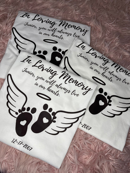 "IN LOVING MEMORY OF" SHIRTS