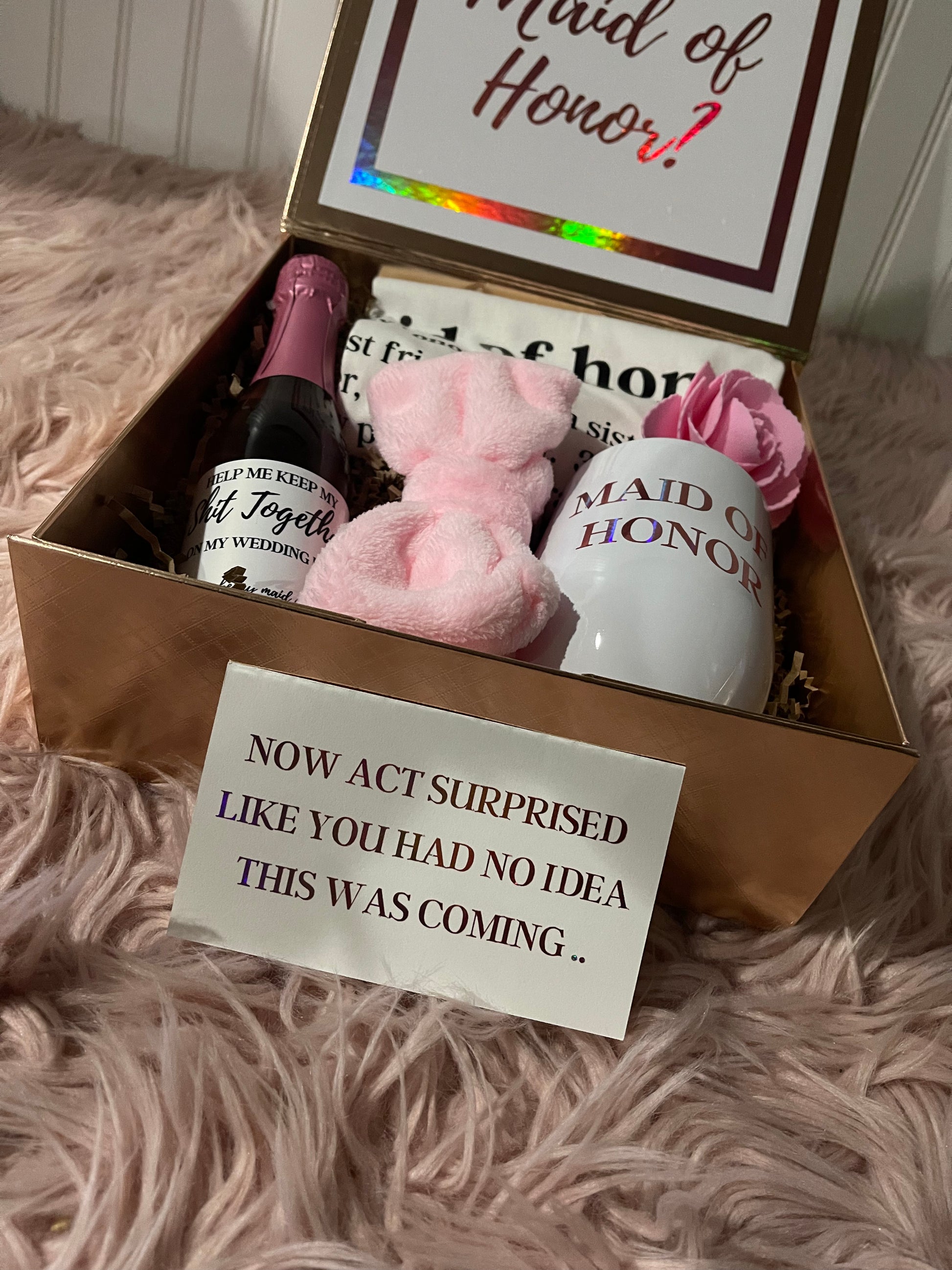 WILL YOU BE MY MAID OF HONOR? GIFT BOX – Sincerely, Pam
