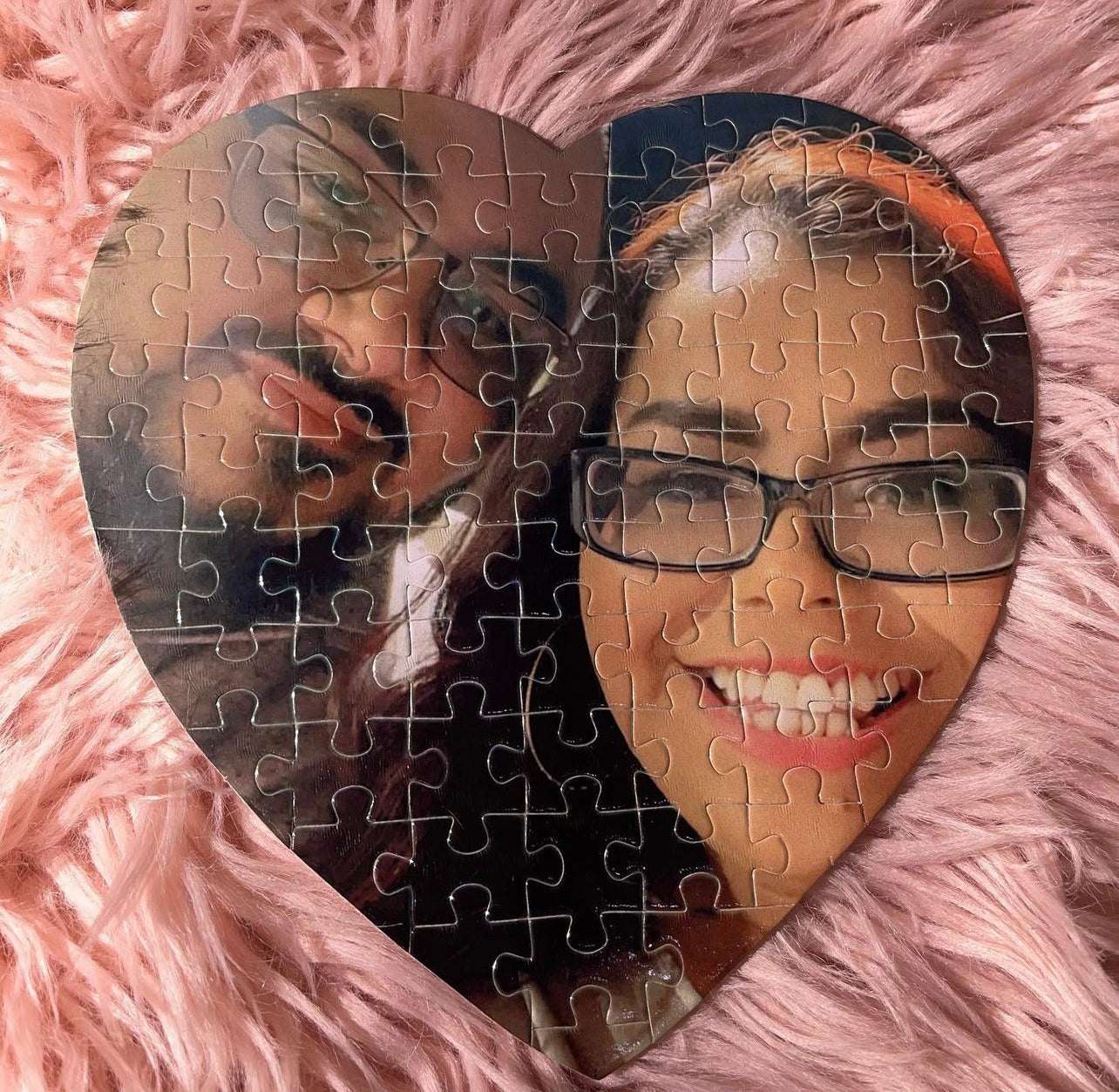 CUSTOM HEART OR RECTANGLE SHAPED PUZZLE