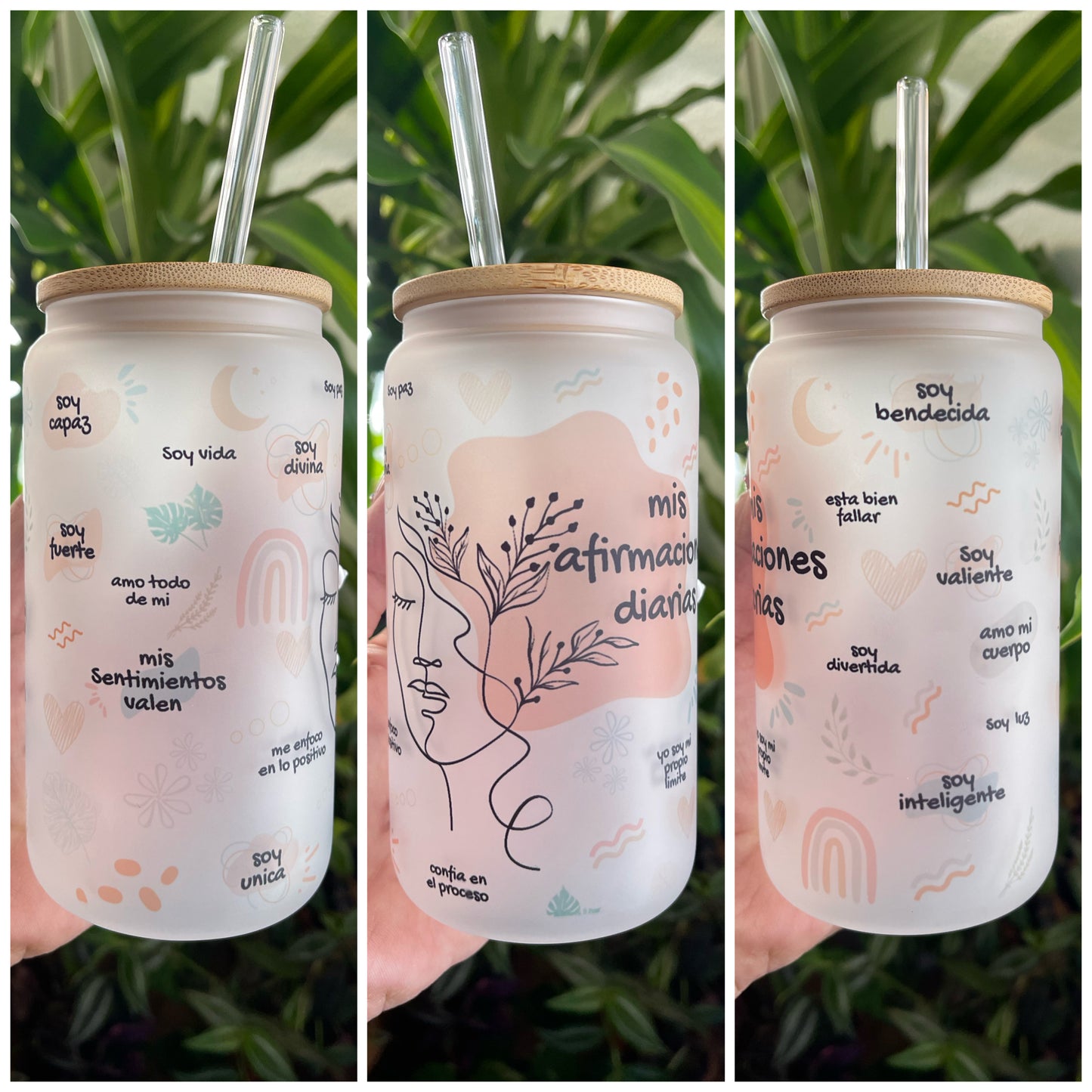 MIS AFIRMACIONES DIARIAS GLASS CUP