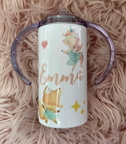 12 oz CUSTOM BABY SIPPY CUP